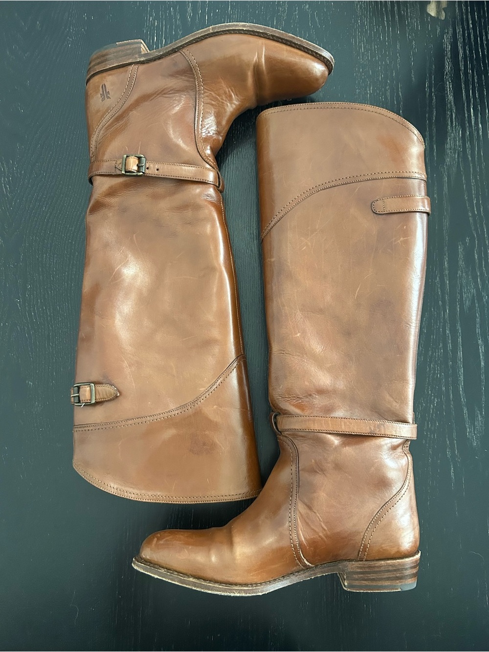 Frye dorado leather riding boots